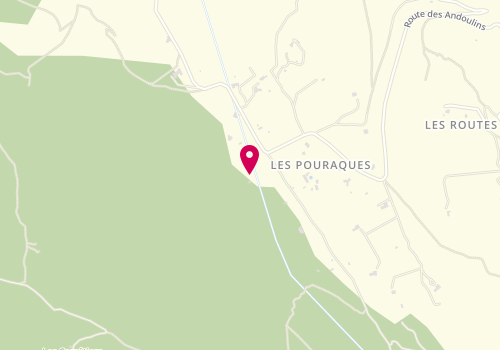 Plan de Blue Jatuica, Morieres Les Vignes
Route Forestiere, 83210 Solliès-Toucas