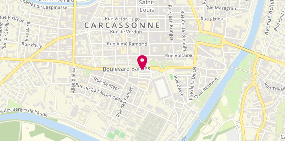 Plan de Bac immobilier Carcassonne, 33 Boulevard Barbès, 11000 Carcassonne