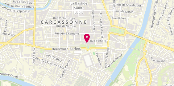 Plan de Beaux Villages Immobilier, 3 Rue Courtejaire, 11000 Carcassonne