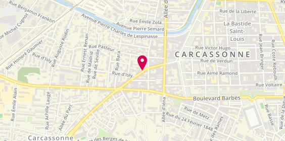 Plan de KEOPS Carcassonne, 24 avenue Bunau Varilla, 11000 Carcassonne