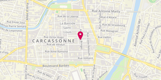 Plan de Citya Bastide, 39 Rue Jean Bringer, 11000 Carcassonne