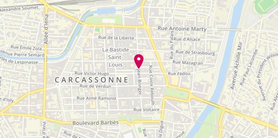 Plan de Bardou Immobilier, 44 Rue Jean Bringer, 11000 Carcassonne