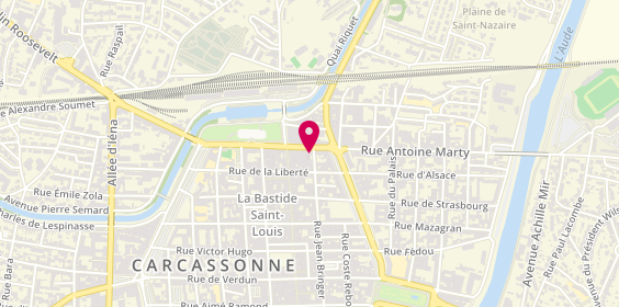 Plan de Guy Hoquet l'Immobilier, 5 Bis Boulevard Omer Sarraut, 11000 Carcassonne