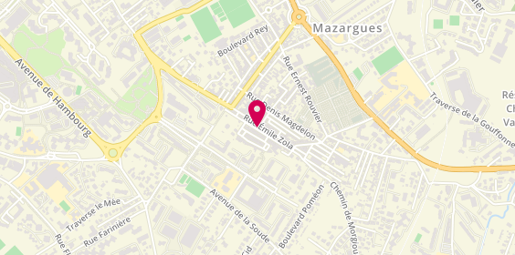 Plan de Acasa Immobilier, 58 Rue Emile Zola, 13009 Marseille