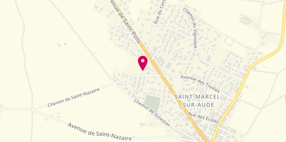 Plan de Agence du Soleil, Centre Commercial Malassan I Numero 2
Route de Saint Pons, 11120 Saint-Marcel-sur-Aude
