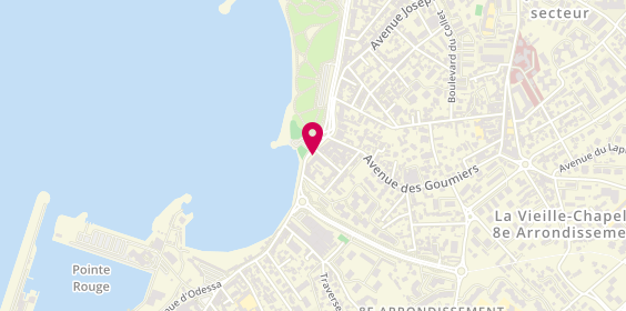 Plan de C.T.G Immobilier, 45 avenue de la Pointe Rouge, 13008 Marseille