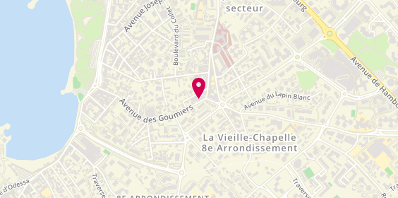Plan de Winch&Developpement, 105 avenue des Goumiers, 13008 Marseille