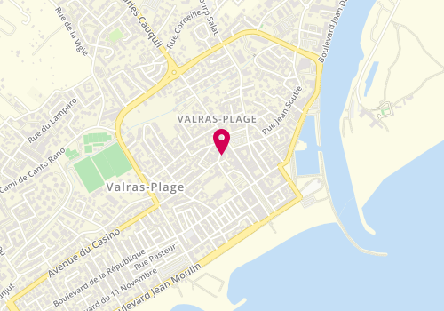 Plan de Cimm Immobilier Valras-Plage, 9 avenue du Casino, 34350 Valras-Plage
