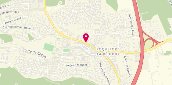 Plan de Castellas Immobilier Roquefort-la-Bédoule, avenue Fernand Balducci, 13830 Roquefort-la-Bédoule