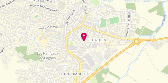 Plan de AGCE Immobiliere du Golfe de St Tropez, 25 Boulevard Louis Blanc, 83310 Cogolin
