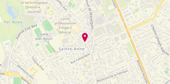 Plan de Cegem, Sainte Anne N° 6 -
8 Boulevard Pepin, 13008 Marseille