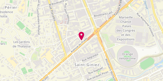 Plan de Rond Point Immobilier, 342 avenue du Prado, 13008 Marseille