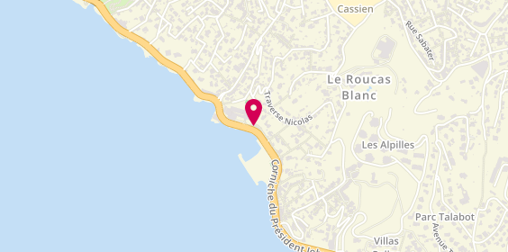 Plan de Recouly Immobilier, 321 corniche Président John Fitzgerald Kennedy, 13007 Marseille