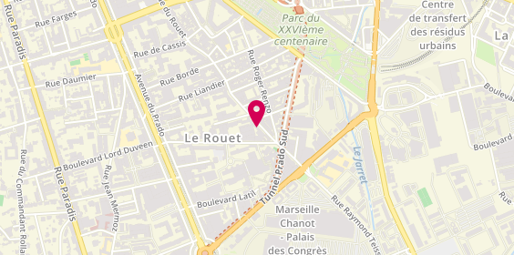 Plan de Orpi Agences No1, 170 Rue du Rouet, 13008 Marseille