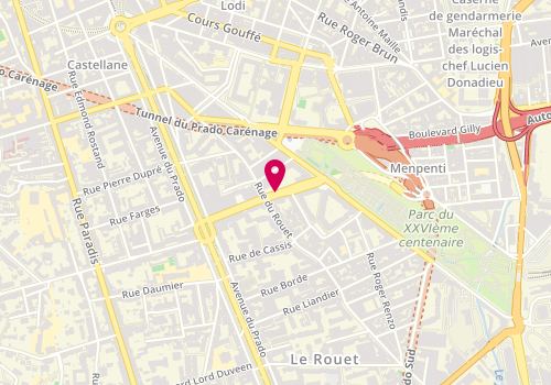 Plan de Primocom - Immobilier neuf, 7 Rue Louis Rège, 13008 Marseille