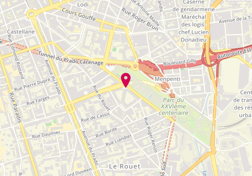 Plan de Ipf immo, 106 avenue Jules Cantini, 13008 Marseille