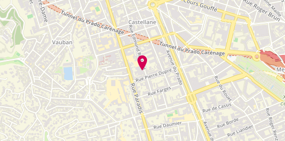 Plan de Andros immobilier, 118 Rue Edmond Rostand, 13006 Marseille