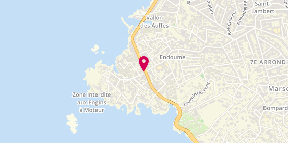 Plan de Immobiliere Côté Mer, 130 corniche Président John Fitzgerald Kennedy, 13007 Marseille