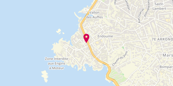 Plan de Immobilière Victoria Profimmo, Cor Prés J F Kennedy 128, 13007 Marseille