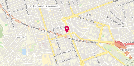 Plan de Archipels Immobilier, 24 avenue du Prado, 13006 Marseille