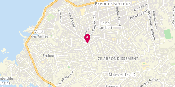 Plan de Agence Immobilière des Tanneurs, 10 place Saint-Eugène, 13007 Marseille