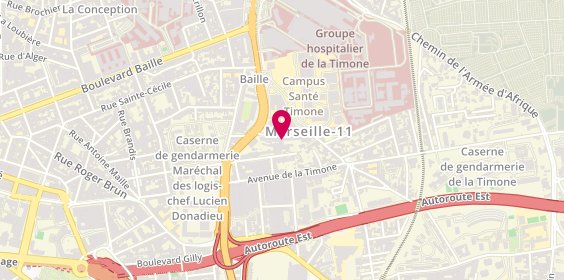 Plan de Les Deux Frères, 46 Rue Sainte-Baume, 13010 Marseille
