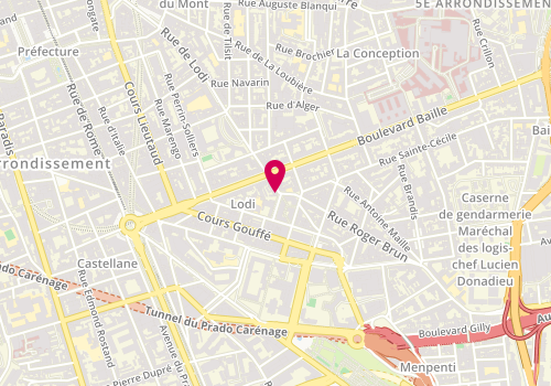 Plan de Paoli Immobilier, 140 Rue de Lodi, 13006 Marseille