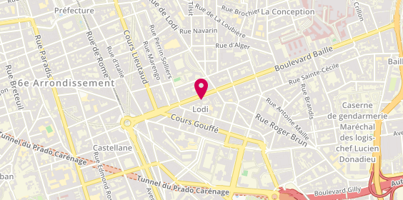 Plan de Laforêt Marseille 6, 46 Boulevard Baille, 13006 Marseille