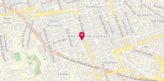 Plan de Agence immobilière Akter, 146 Rue Paradis, 13006 Marseille