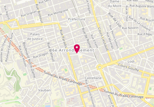 Plan de Michel de Chabannes, 38 Rue Edmond Rostand, 13006 Marseille