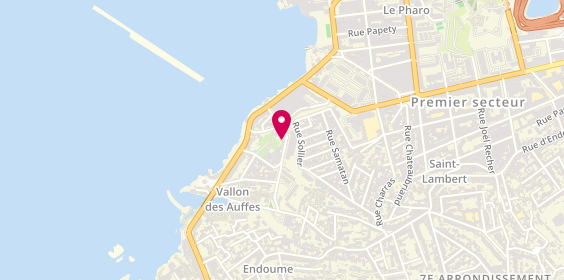 Plan de Immobilière Brétignière Giudicelli, 16 Boulevard Augustin Cieussa, 13007 Marseille