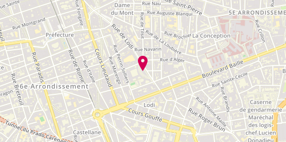 Plan de Cabinet Georges Coudré, 84 Rue de Lodi, 13006 Marseille