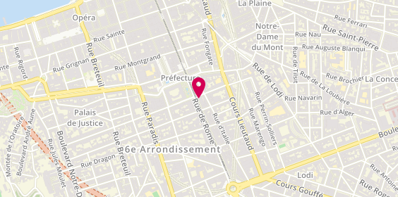 Plan de Cabinet Laugier-Fine, 127 Rue de Rome, 13006 Marseille