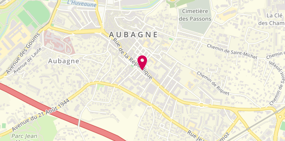 Plan de Tauris Immobilier, 80A Rue de la République, 13400 Aubagne