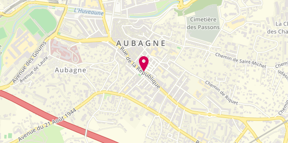 Plan de Agence du Sud Aubagne, 69 / 71 Rue de la République, 13400 Aubagne