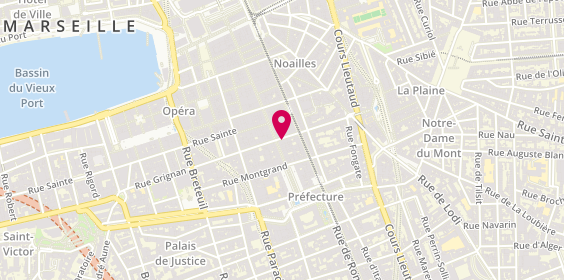 Plan de Azurea, 9 Rue Grignan, 13006 Marseille