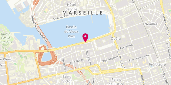 Plan de KRUSH Immobilier, 19 Quai de Rive Neuve, 13007 Marseille