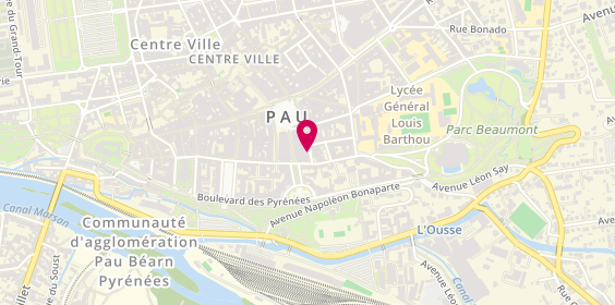 Plan de Agence du Palais, 38 Rue Gachet, 64000 Pau