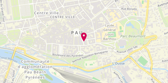 Plan de L'Adresse Pau, Palais des Pyrenees
17 Rue Gachet, 64000 Pau