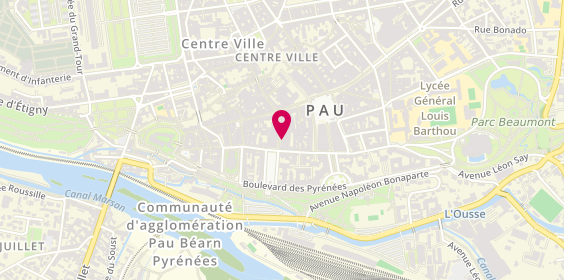 Plan de Ange Immobilier Pau, 2 Rue Saint-Louis, 64000 Pau