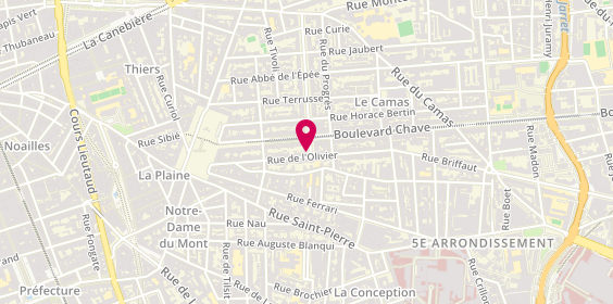 Plan de Sevenier et Carlini, 80 Boulevard Eugène Pierre, 13005 Marseille