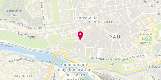Plan de CPC Invest Pau Château, 52 Rue Maréchal Joffre, 64000 Pau