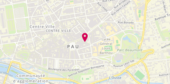 Plan de Ld Dabadie Immobilier, 8 Rue Valéry Meunier, 64000 Pau