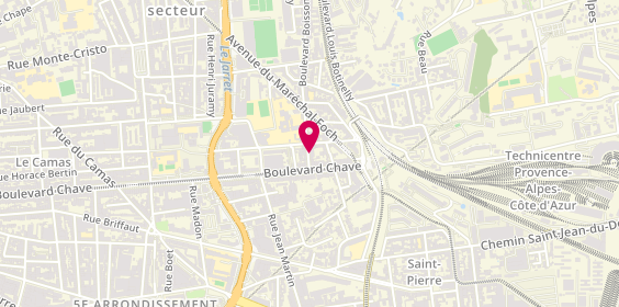 Plan de Agence immobilière FRANCE ROOM Marseille, 165 Boulevard Boisson, 13004 Marseille