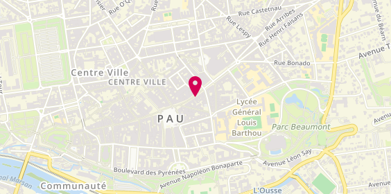 Plan de Agence AMAYA Gestion immobilier, 9 Rue Maréchal Foch, 64000 Pau