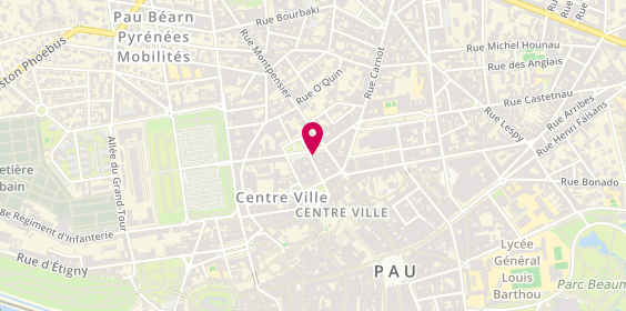 Plan de Aquitaine Immobilier, 10 Rue Mourot, 64000 Pau