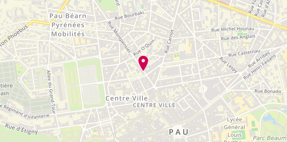 Plan de Agence Barthou, 16 Rue Montpensier, 64000 Pau