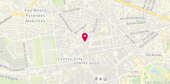 Plan de Agence des Cordeliers, 16 Rue Nogué, 64000 Pau