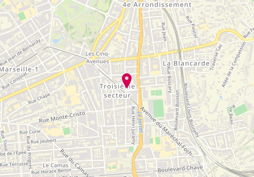 Plan de Orpi Agences No1, 31 Rue Dr Acquaviva, 13004 Marseille