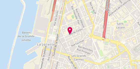 Plan de La Résidence gestion, 43 Rue de Forbin, 13002 Marseille
